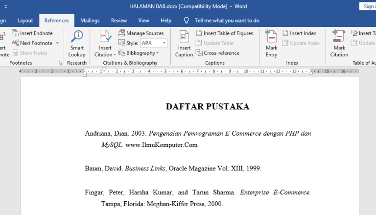 Akhirnya Terungkap 3 Cara Mengubah Daftar Pustaka di Word Jadi Bahasa Indonesia Praktis