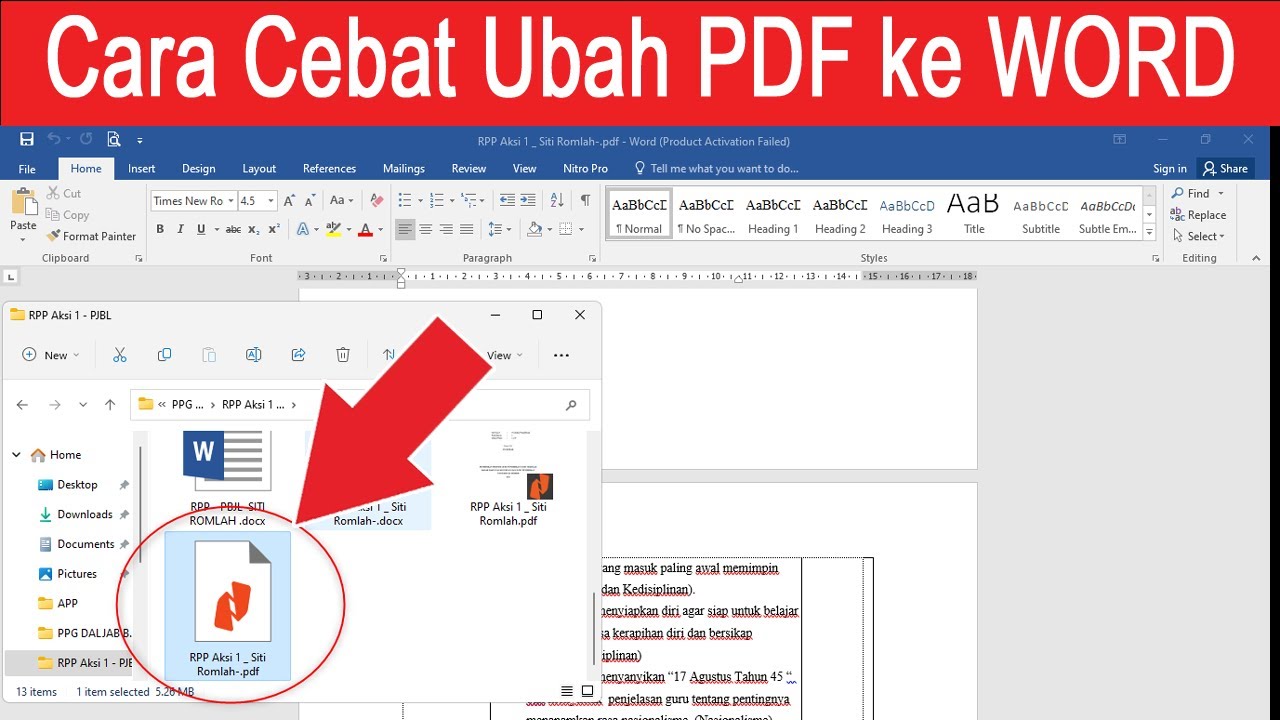 Ternyata Ini Cara Mengubah dari PDF ke Word dengan Google Drive yang Paling Cepat dan Mudah Ternyata Ini Cara Mengubah dari PDF ke Word dengan Google Drive yang Paling Cepat dan Mudah
