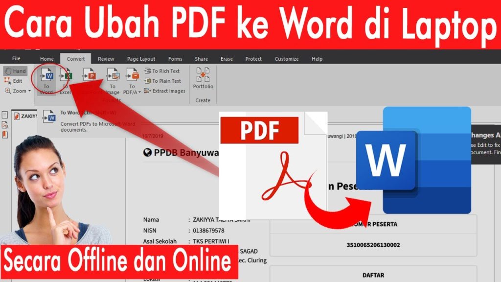 cara mengubah dari mc word ke pdf