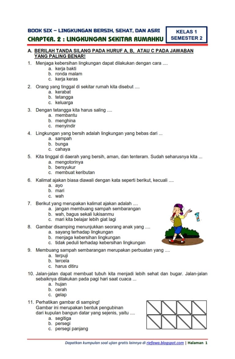 5 Contoh Soal Bahasa Indonesia Kelas 4 Tematik Semester 2 yang Wajib Dikuasai Siswa