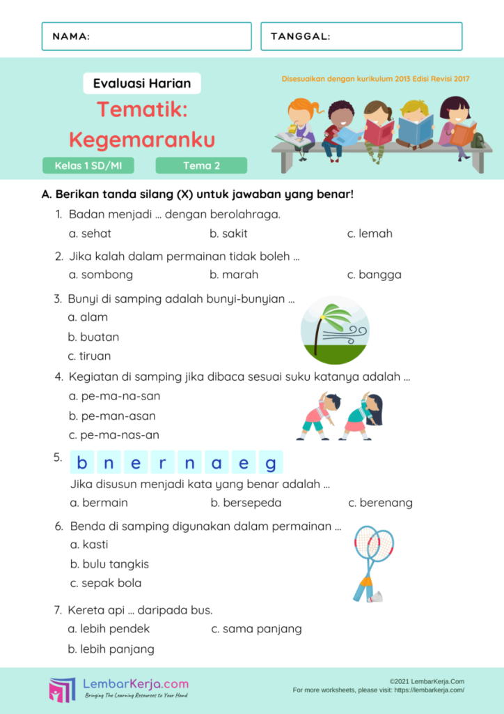 5 Contoh Soal Bahasa Indonesia Kelas 4 Tematik Tema 8 yang Jarang Diketahui dan Wajib Dikuasai