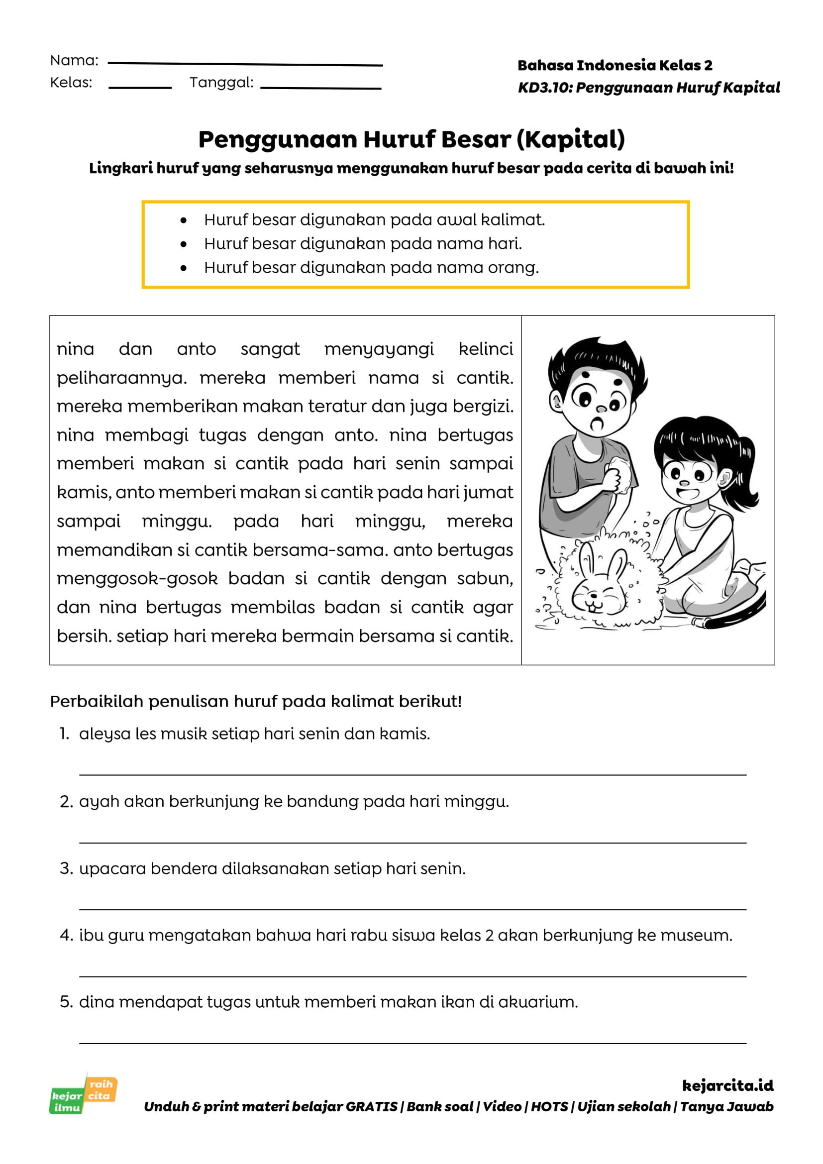 Akhirnya Tersedia 5 Contoh Soal Bahasa Indonesia Kelas 4 tentang Dongeng Lengkap Kunci Jawaban