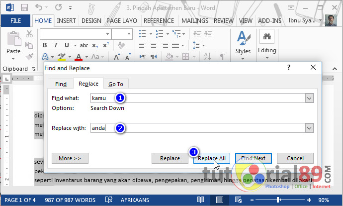 7 Rahasia Cara Mengubah Kata Pada Microsoft Word Serta Menampilkan Ruler Secara Instan