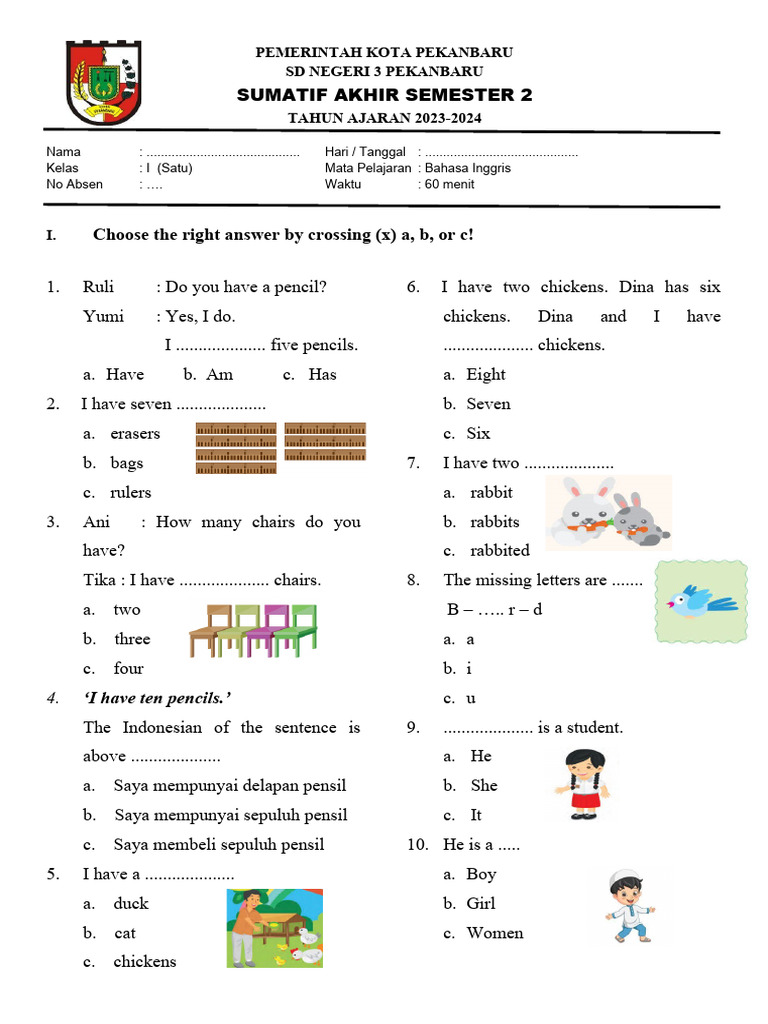 7 Tips Ampuh Kuasai contoh soal ukk bahasa inggris kelas 1 semseter 2 Sebelum Ujian! 7 Tips Ampuh Kuasai contoh soal ukk bahasa inggris kelas 1 semseter 2 Sebelum Ujian!