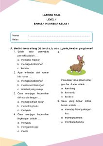 Ini 7 Contoh Soal Essay Bahasa Indonesia UN SD Kelas 1 yang Wajib Dikuasai Siswa Sebelum Terlambat