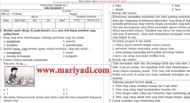Terbukti Efektif Contoh Soal Ulangan Harian Tema 3 Subtema 1 Kelas 6 Bikin Nilai Naik Terbukti Efektif Contoh Soal Ulangan Harian Tema 3 Subtema 1 Kelas 6 Bikin Nilai Naik