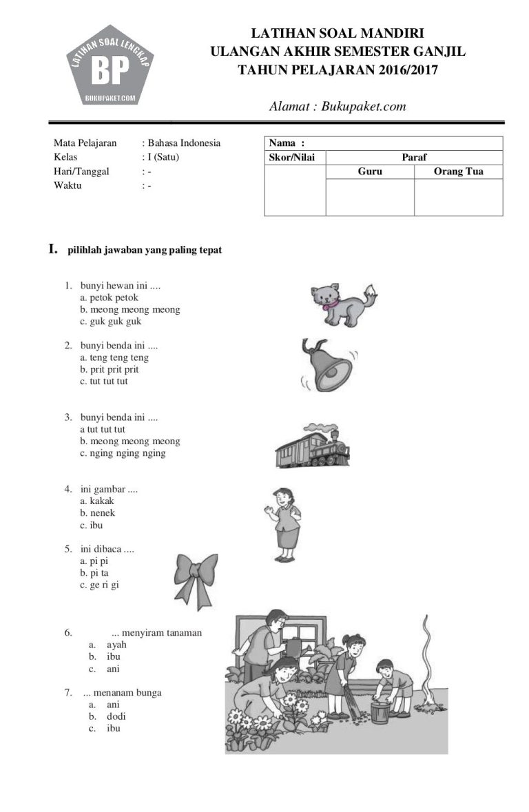 Ternyata Ini 7 Contoh Soal Essay Bahasa Indonesia Kelas 1 SD Bab Ayo Bermain yang Wajib Diketahui Ternyata Ini 7 Contoh Soal Essay Bahasa Indonesia Kelas 1 SD Bab Ayo Bermain yang Wajib Diketahui