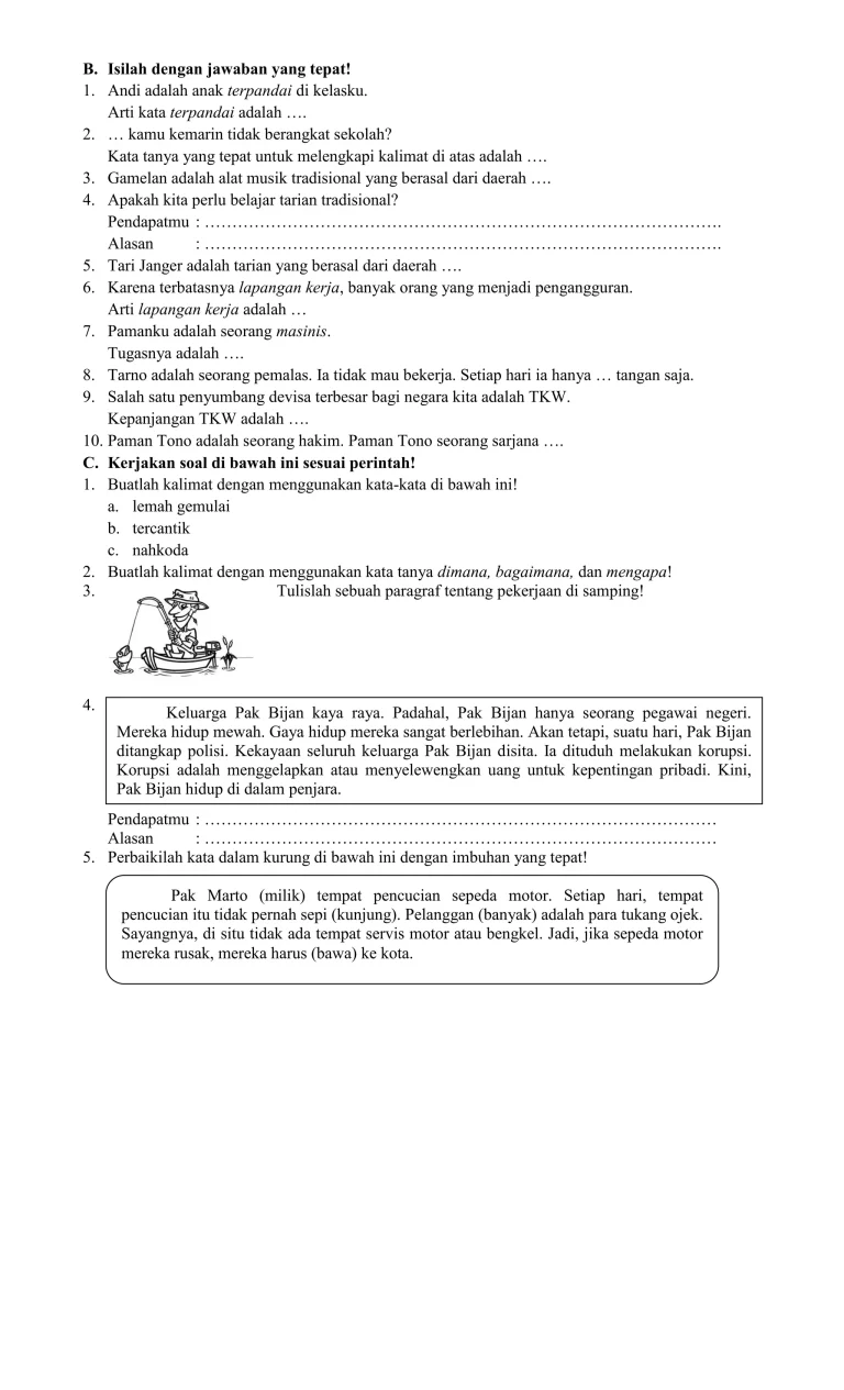 Ternyata Ini 7 Contoh Soal Essay B.Indonesia Kelas 10 Semester 1 KTSP yang Sering Muncul di Ujian Ternyata Ini 7 Contoh Soal Essay B.Indonesia Kelas 10 Semester 1 KTSP yang Sering Muncul di Ujian