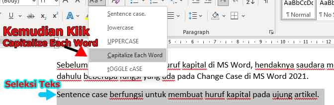 Ternyata Ini Cara Mengubah Kapital Huruf di MS Word Agar Cepat Selesai Menulis Berita Ternyata Ini Cara Mengubah Kapital Huruf di MS Word Agar Cepat Selesai Menulis Berita