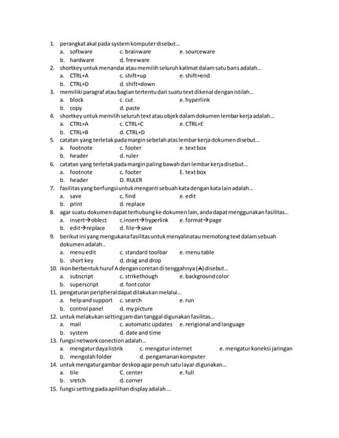 Wajib Tahu Bocoran Contoh Soal UKK Bahasa Indonesia Kelas X Semester 2 Agar Lulus